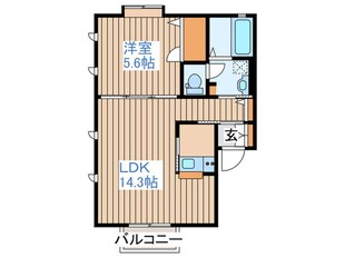 シャーメゾン・ヤマトの物件間取画像